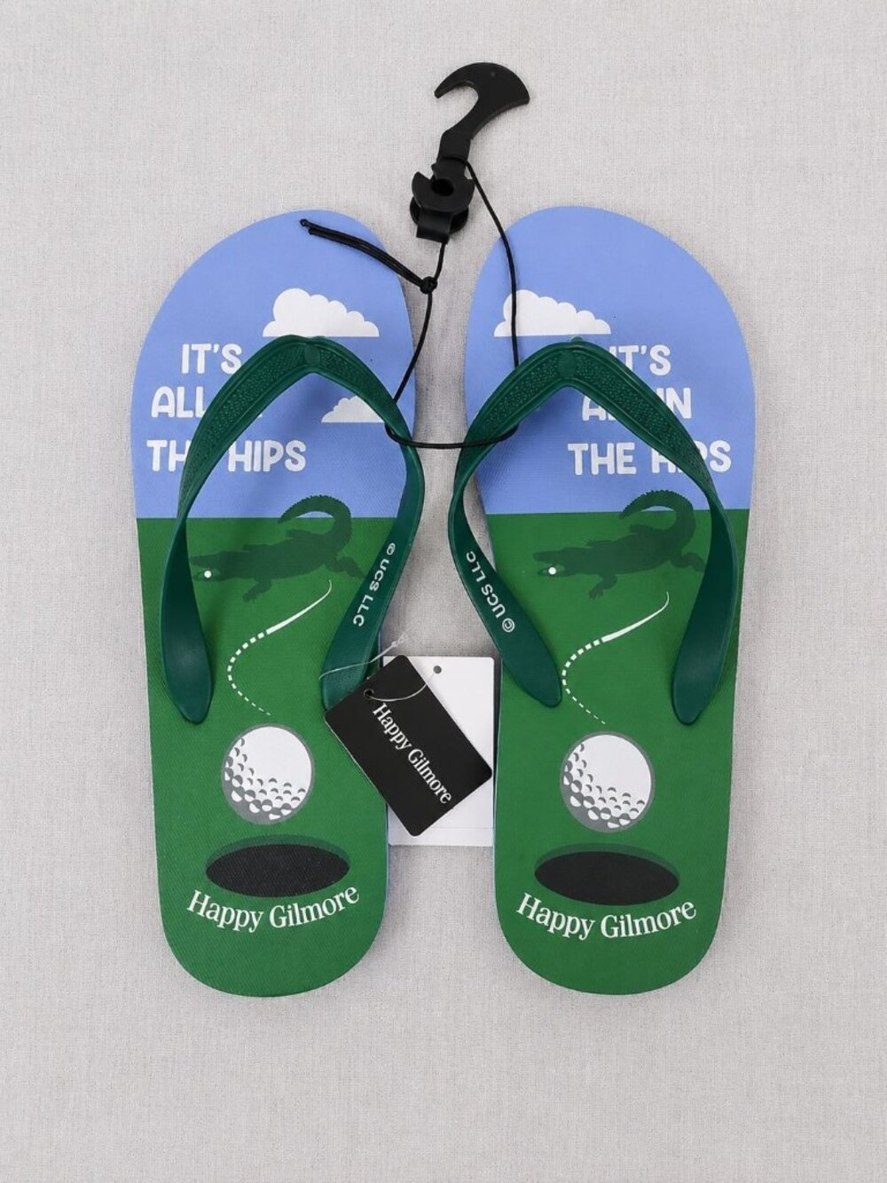 Happy Gilmore Men's Flip-Flops Size 12 NWT